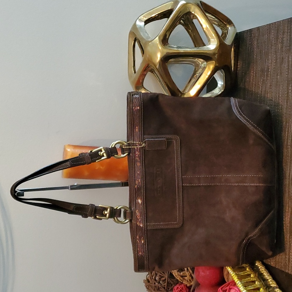 Suede COACH Hamilton with Wristlet